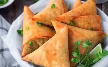 سمبوسه گیاهی بدون روغن